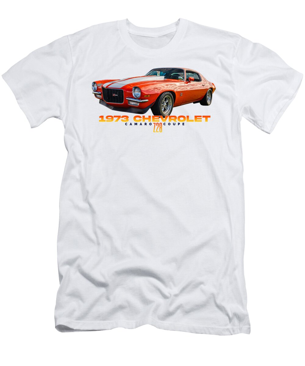 2 1973 Chevrolet Camaro Z28 Gestalt Imagery T-Shirt