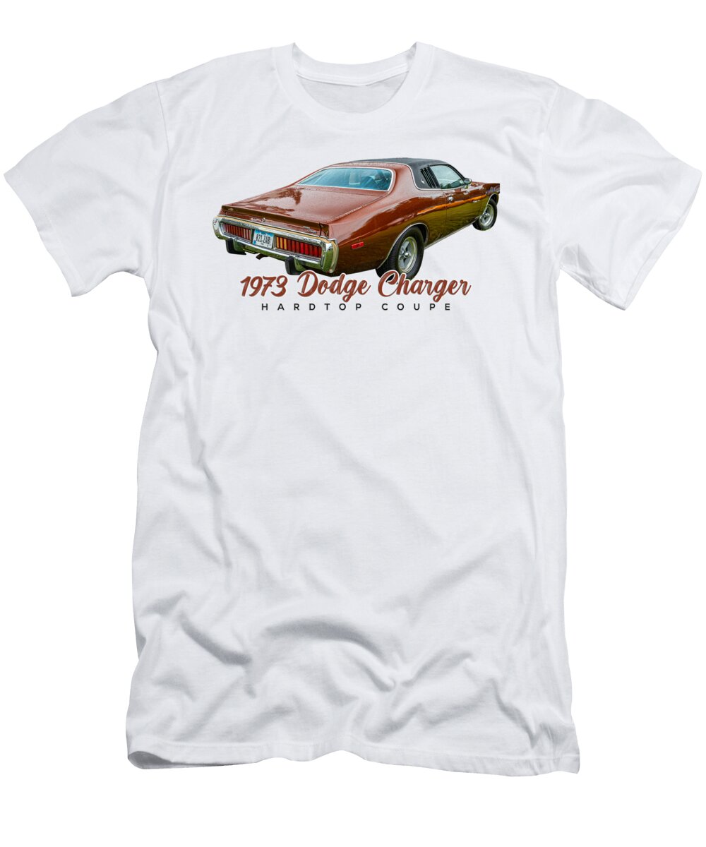 2 1973 Dodge Charger Hardtop Coupe Gestalt Imagery T-Shirt
