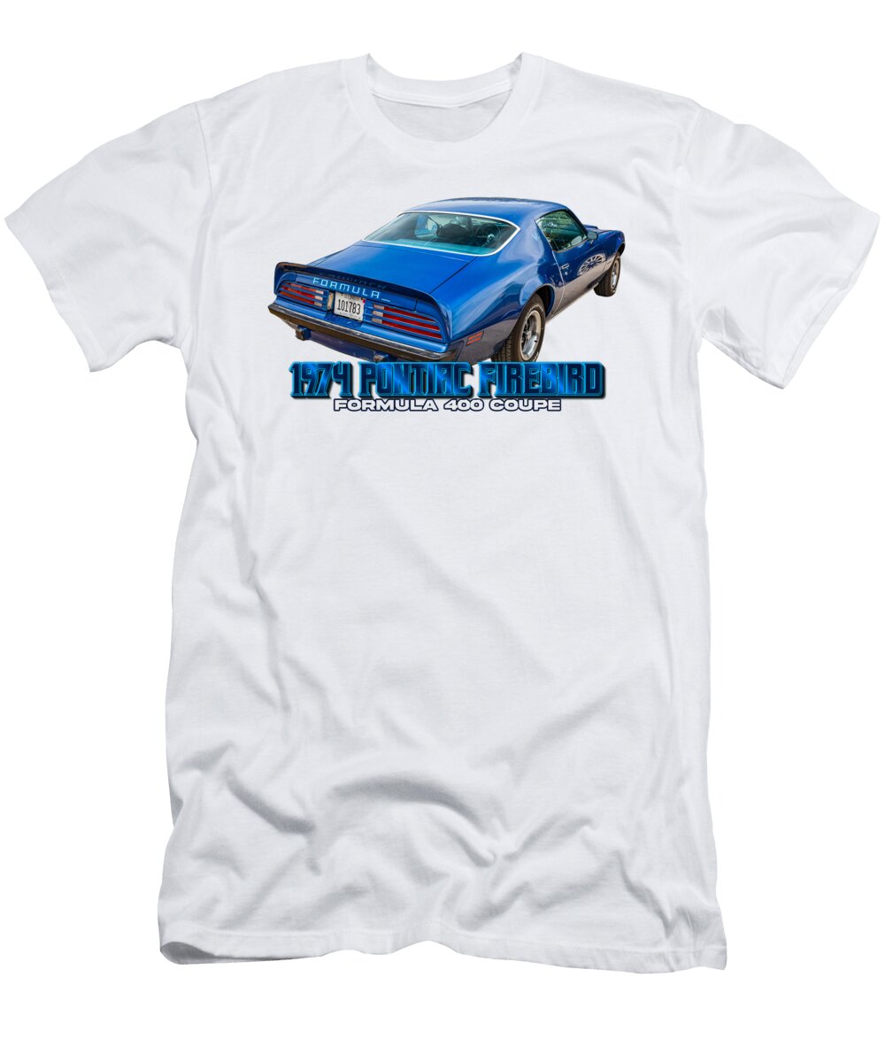 2 1974 Pontiac Firebird Formula 400 Coupe Gestalt Imagery T-Shirt