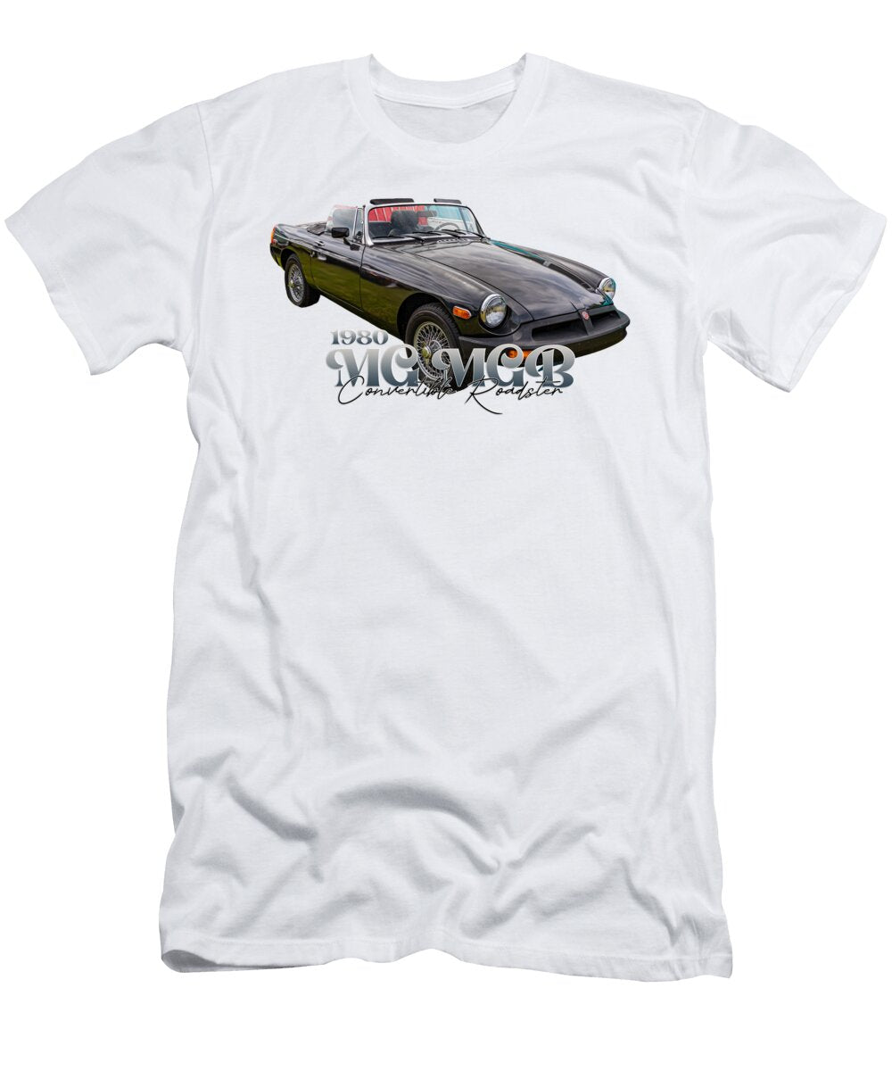 2 1980 Mg Mgb Convertible Roadster Gestalt Imagery T-Shirt