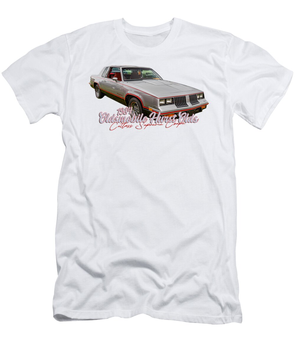 2 1984 Oldsmobile Hurst Olds Cutlass Supreme Coupe Gestalt Imagery T-Shirt