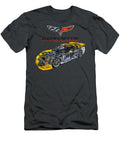 2 Chevrolet Corvette Zr1 Coupe C5 R with Big V8 Engine Cutaway Automotive Art Vladyslav Shapovalenko T-Shirt