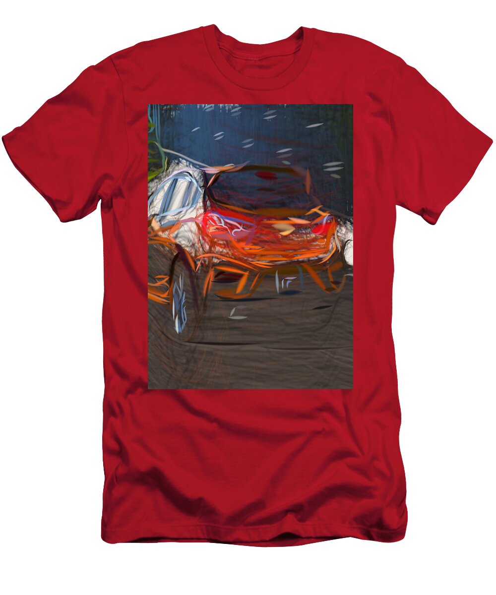 2 Chevrolet Cruze Hatchback Drawing Carstoon Concept T-Shirt