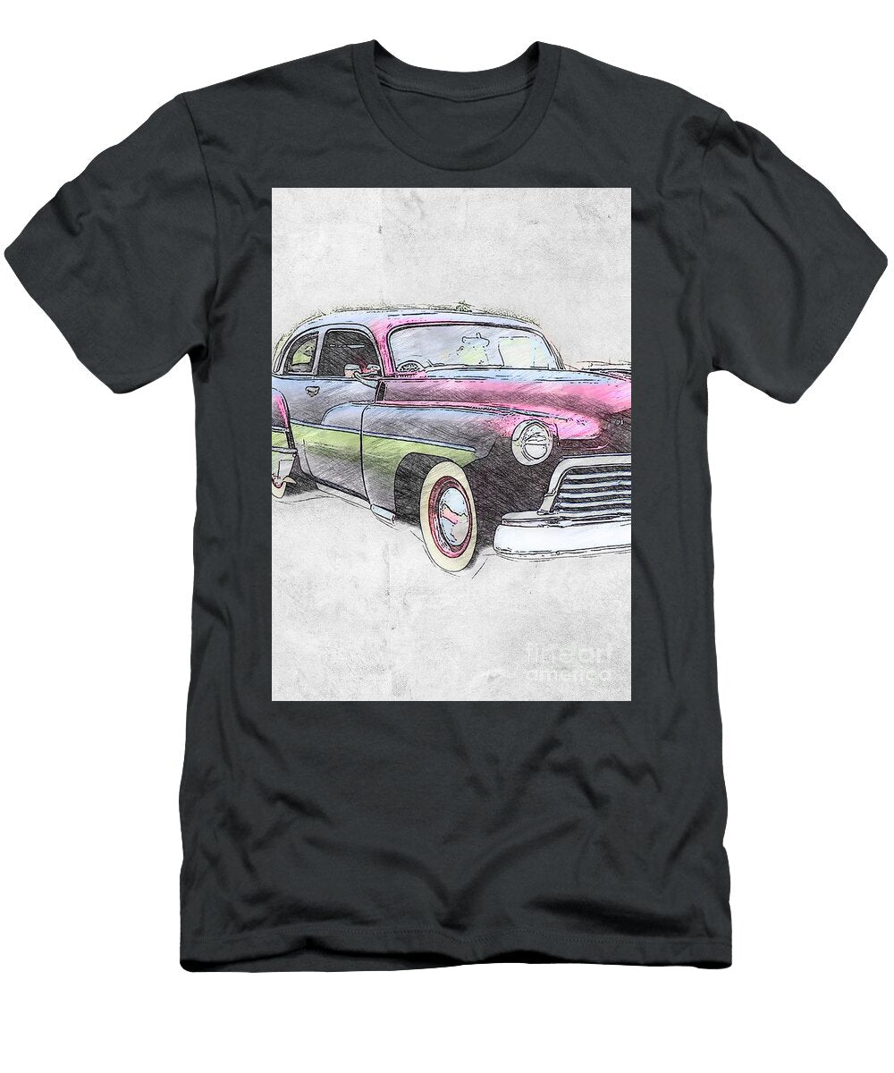 2 Chevrolet Fleetline Deluxe 1949 Chevrolet Fleetline Deluxe Lowrider Vintage Ola Kunde T-Shirt