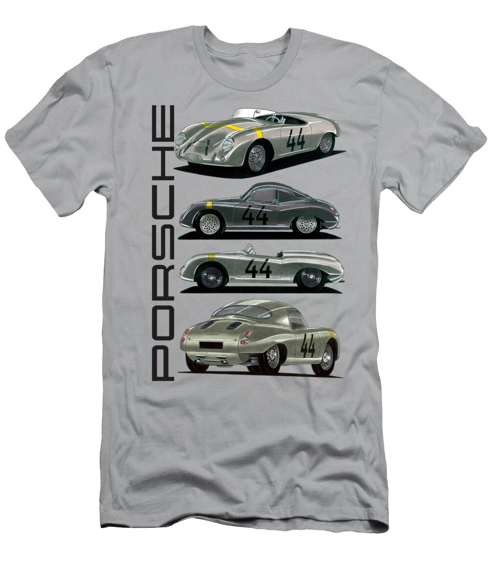 2 Collage Glockler Porsche 356 Roadster Vladyslav Shapovalenko T-Shirt
