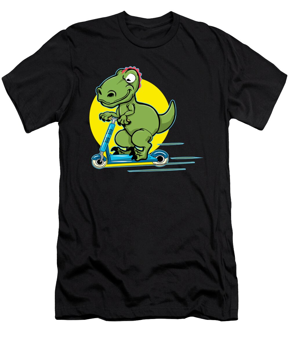 2 Dinosaur Rides Pedalscooter Mister T-Shirt