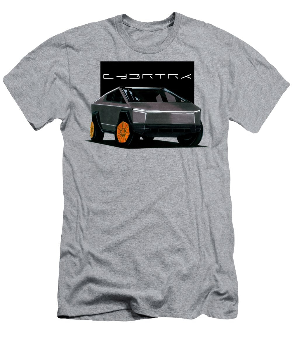 2 Electric American Pickup Truck Tesla Cybertruck Vladyslav Shapovalenko T-Shirt