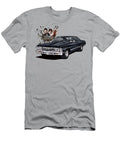 2 Exclusive Art Chevrolet Impala Sport Sedan V8 1967 Supernatural Dean and Sam Winchester Vladyslav Shapovalenko T-Shirt