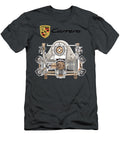 2 Exclusive Art Germany Engine Ernst Furmann 20l Type 587 2 Porsche 356b Carrera 2 Gt Coupe Vladyslav Shapovalenko T-Shirt