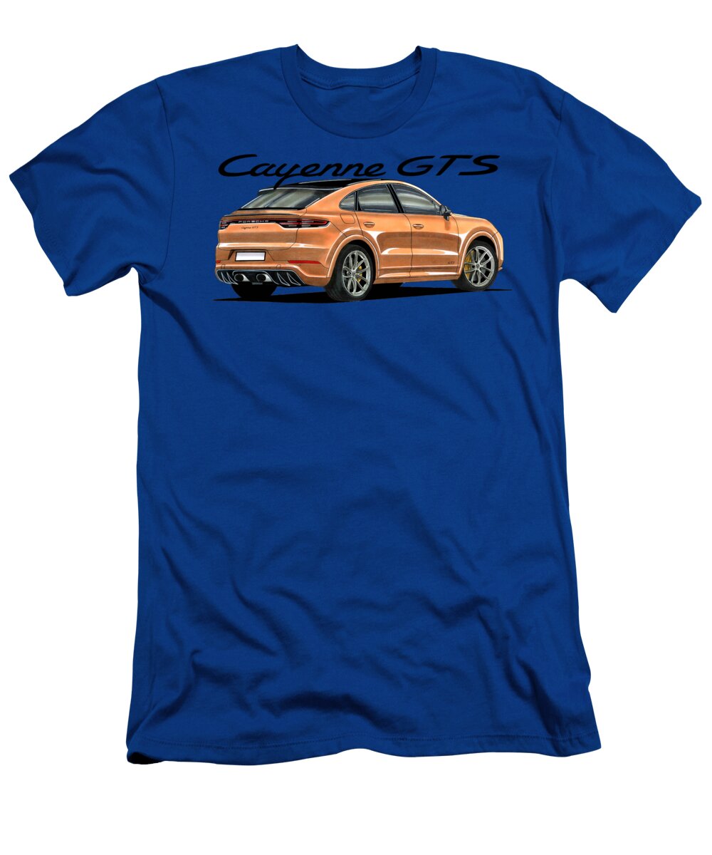 2 Germany Luxury Sport 4 Door Suv Porsche Cayenne Coupe Gts with V8 Turbo Engine Vladyslav Shapovalenko T-Shirt