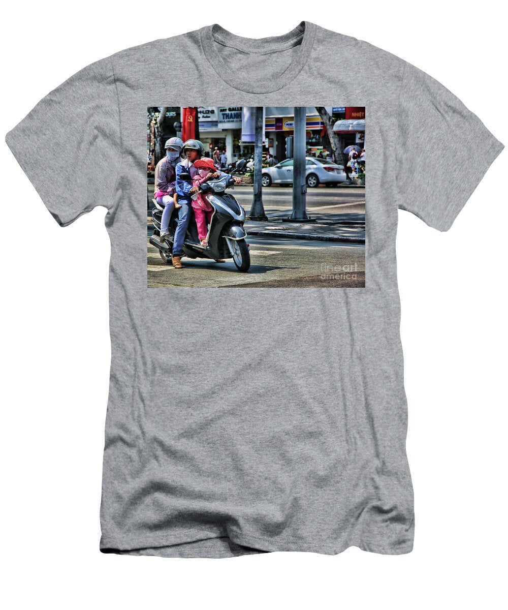 2 Helmets Chuck Kuhn T-Shirt
