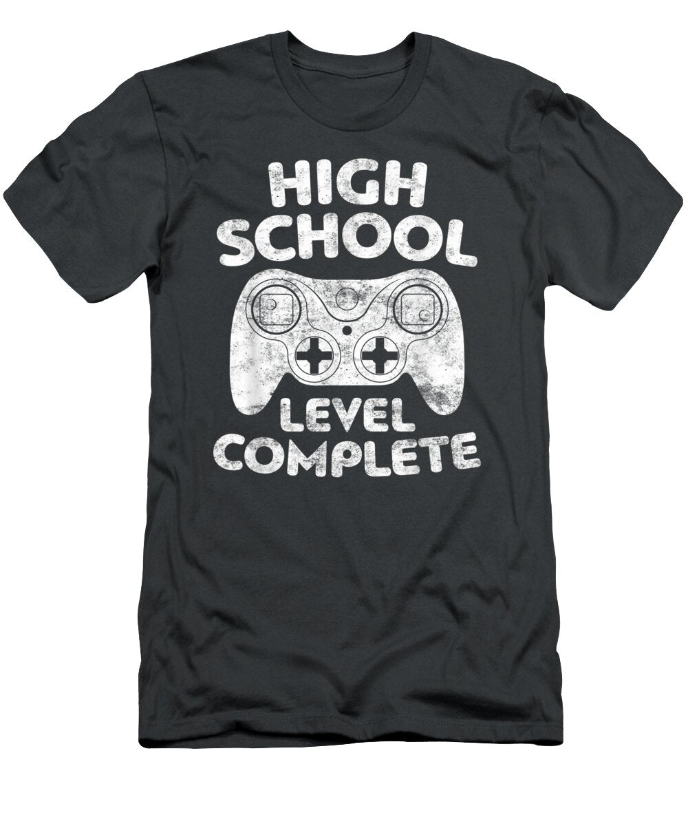 2 Highchool Level Complete Class of 2021 Graduation Andi Kimber T-Shirt