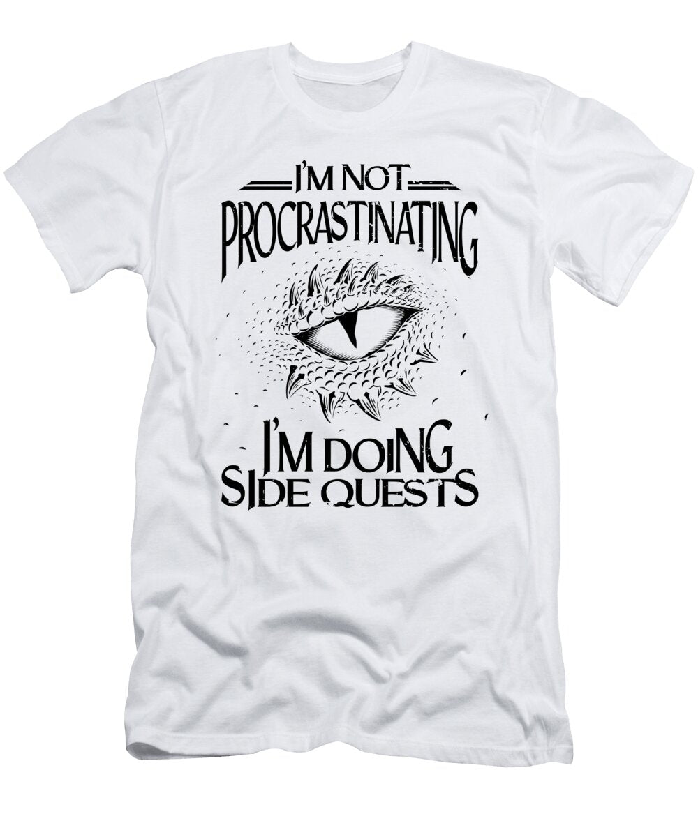 2 Im Not Procrasting Rpg Cube Role Playing Game Basquiaty Store T-Shirt