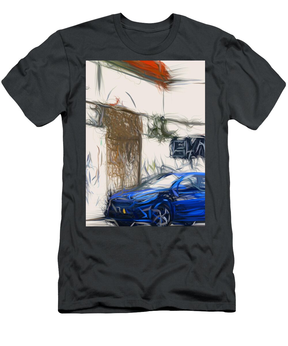 2 Kia Ceed Hatchback Drawing Carstoon Concept T-Shirt