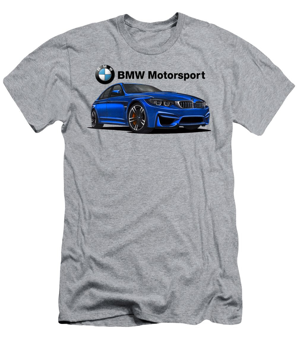2 Legendary Germany 4 Door Sedan BMW M3 F80 with 30 R6 Engine Vladyslav Shapovalenko T-Shirt