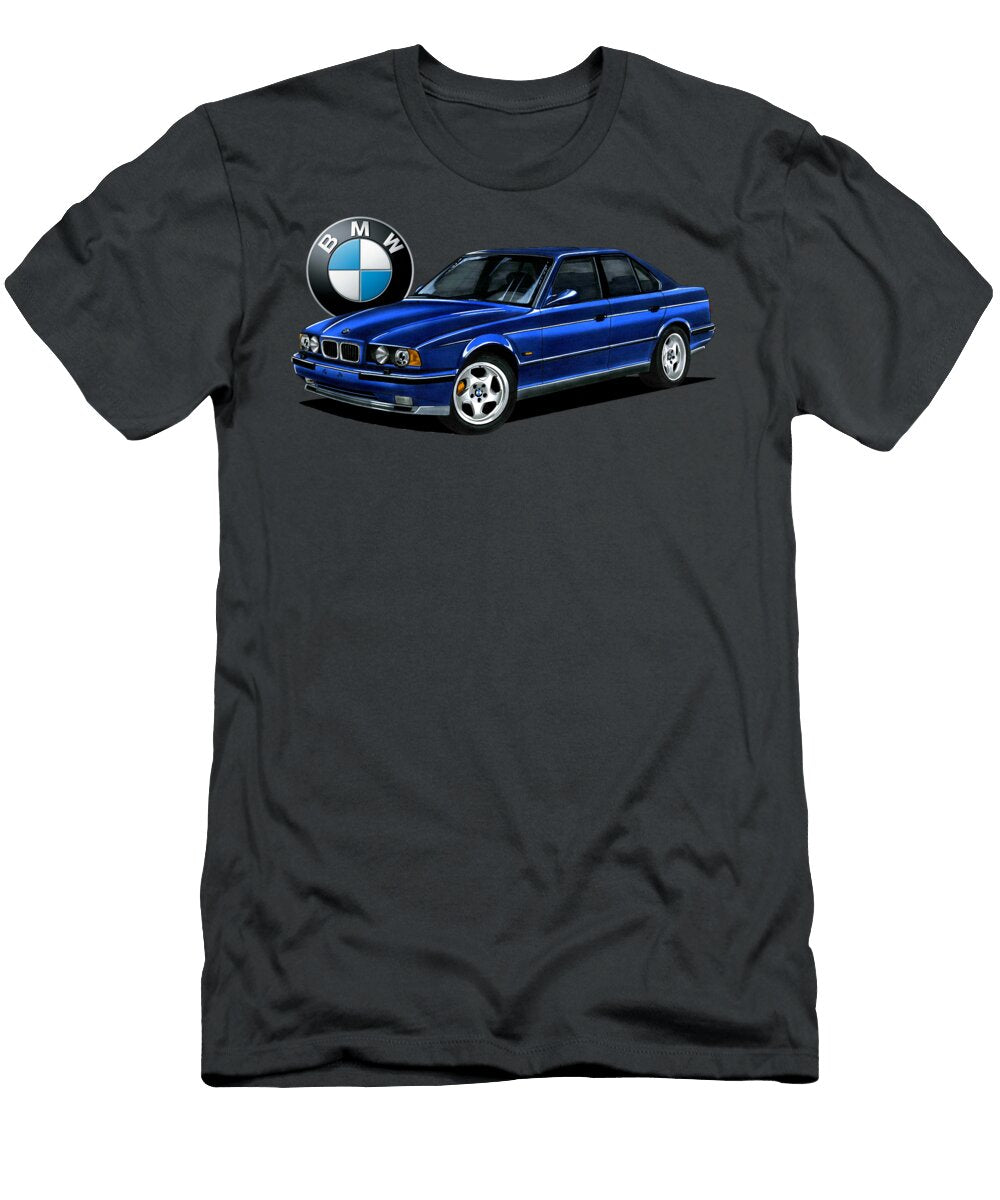 2 Legendary Germany 4 Door Sedan BMW M5 E34 with S38b36 36l R6 Engine Vladyslav Shapovalenko T-Shirt