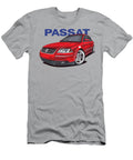 2 Legendary Iconic Germany Business Car Red Modern Volkswagen Passat Sedan B5 Vlad Automotive T-Shirt
