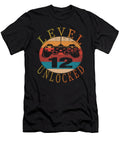 2 Level 12 Unlocked Funny Video Gamer 12th Birthday Gift Art Grabitees T-Shirt