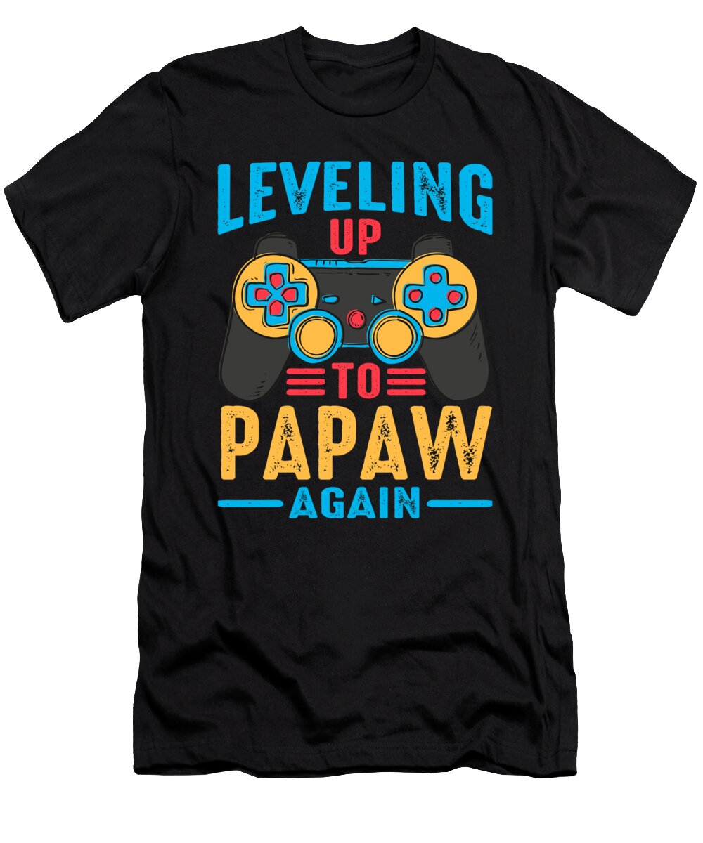 2 Leveling Up to Papaw Again Video Game Gamer Dhbubble T-Shirt