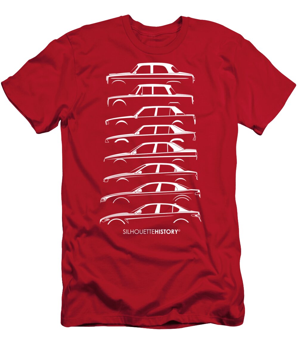 2 Lombard Sedan Silhouettehistory Gabor Vida T-Shirt