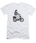 2 Man Riding Scooter Csa Images T-Shirt