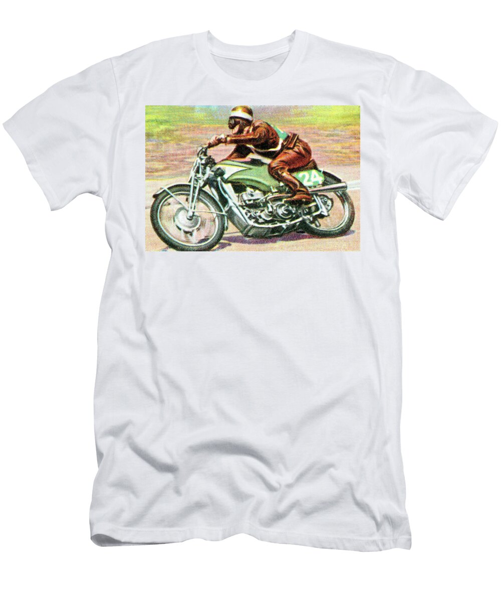 2 Motorcycle Rider Csa Images T-Shirt