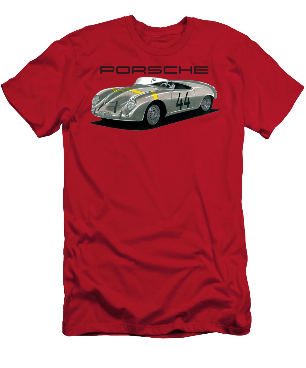 2 Porsche 356 Weidenhausen Roadster Glockler 1951 Vladyslav Shapovalenko T-Shirt