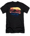 2 Retro Dogscooting Offroad with Dog in Nature Greenoptix T-Shirt