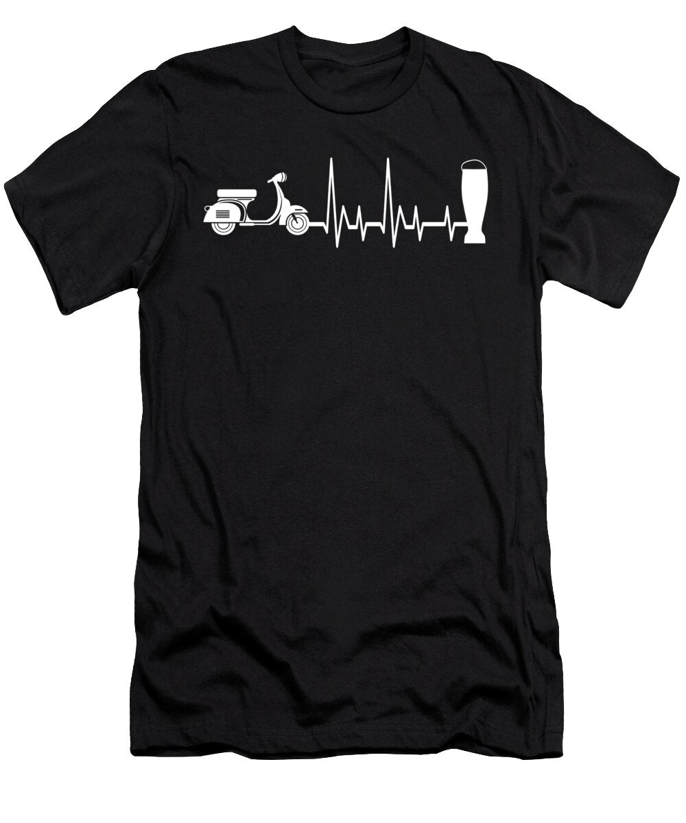 2 Scooter and Beer Steven Zimmer T-Shirt