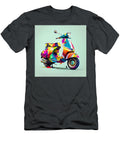 2 Vespa Scooter Art Stephen Smith Galleries T-Shirt