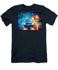 2 Vintage Car in Rainy Night Aleeza Mcdonald T-Shirt