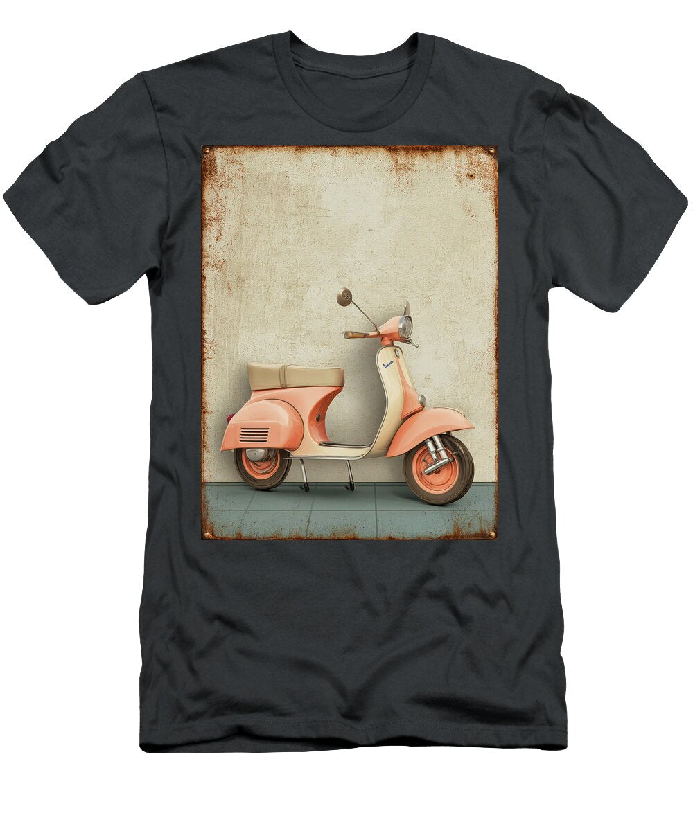 2 Vintage Vespa Scooter Sampadart Gallery T-Shirt