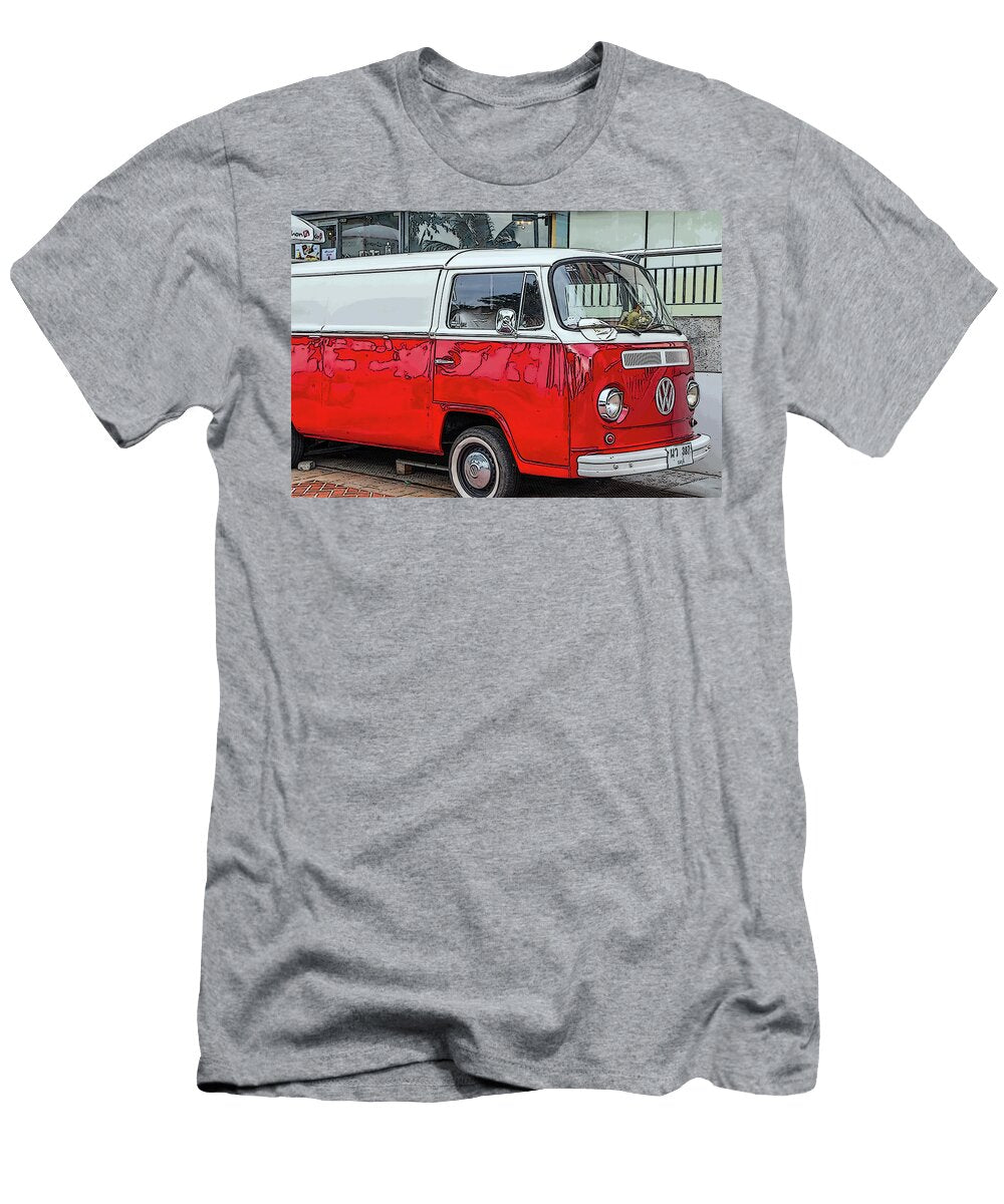 2 VW Bus or Bulli Wilfried Strang T-Shirt