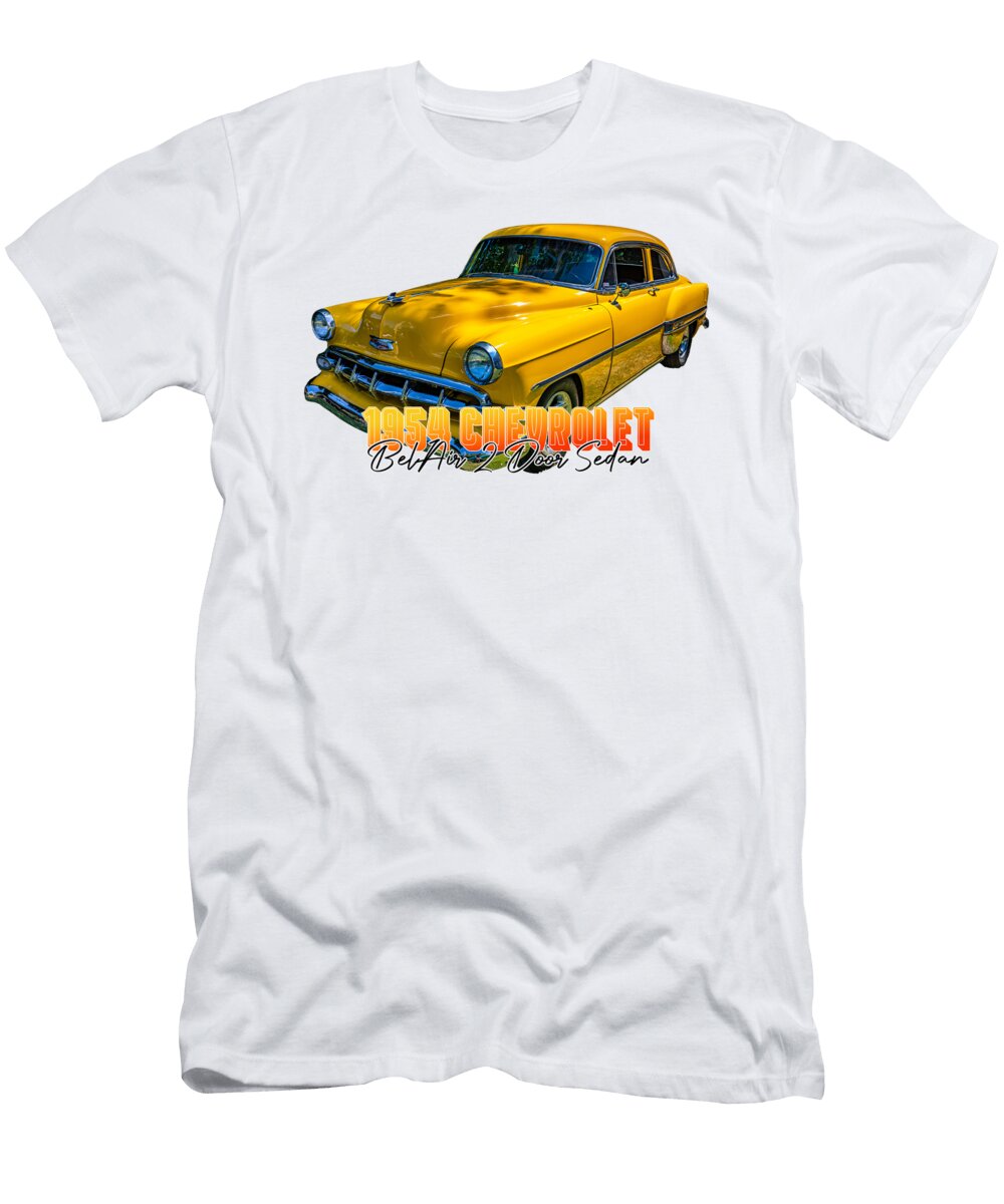 20 1954 Chevrolet Belair 2 Door Sedan Gestalt Imagery T-Shirt