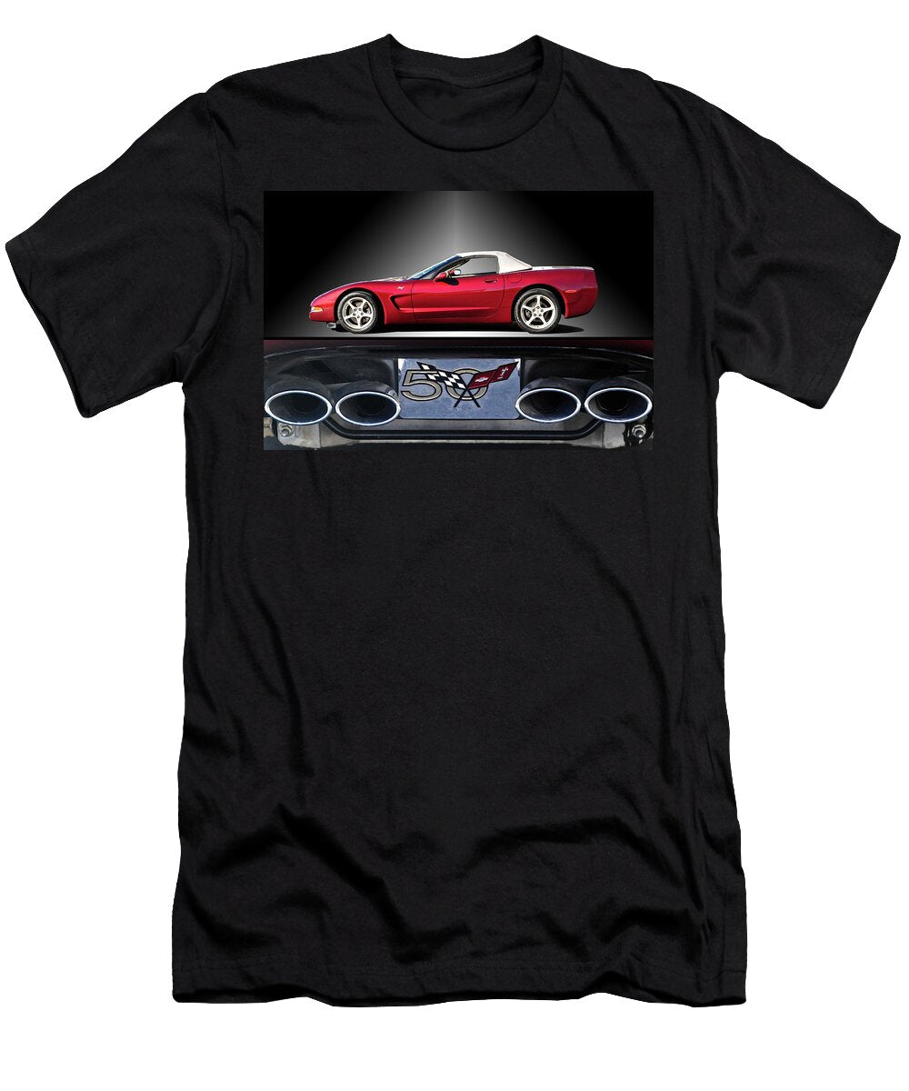 2002 Corvette 50th Anniversary Convertible Ii Dave Koontz T-Shirt