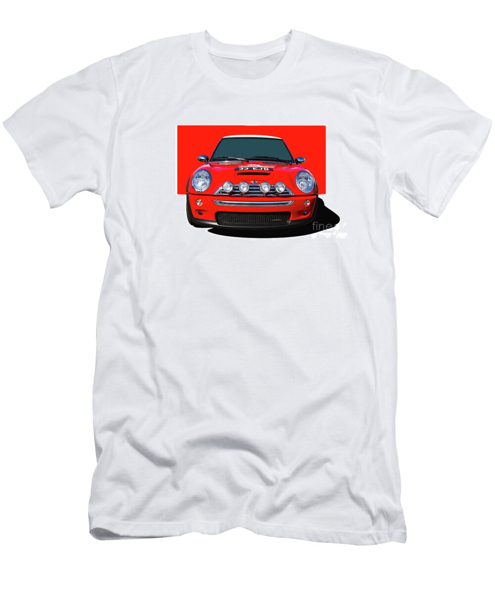 2004 Red Mini Cooper S Nick Gray T-Shirt