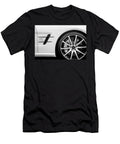 2015 Mercedes Benz Sl63 Amg Roadster Wheel Emblem 0653bw Jill Reger T-Shirt