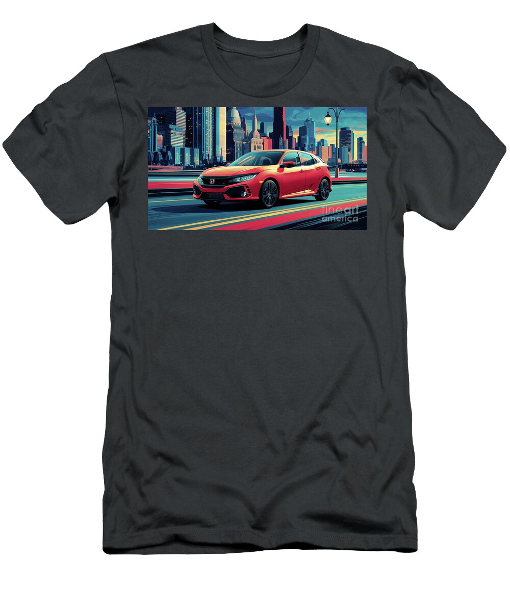 2016 Honda Civic Hatchback Prototype Marietta Beatty T-Shirt