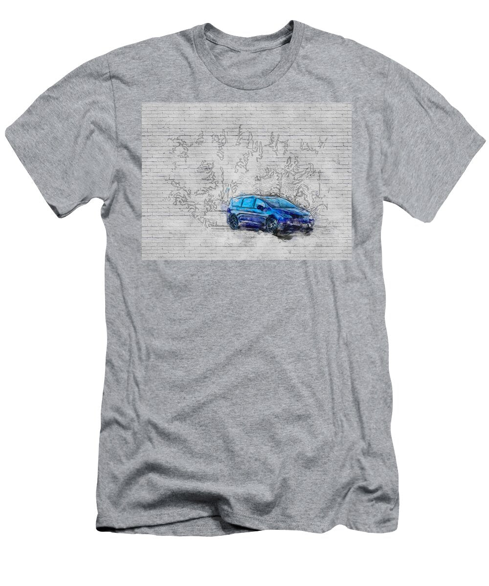 2019 Chrysler Pacifica Exterior Blue Minivan New American Cars Limited Ashtyn Treutel T-Shirt