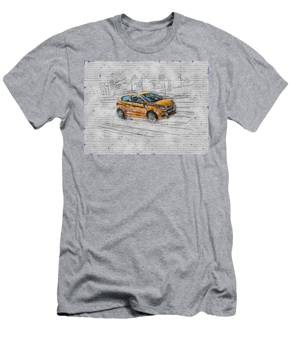 2020 Chevrolet Spark Golden Hatchback Exterior New Orange American Cars Ashtyn Treutel T-Shirt