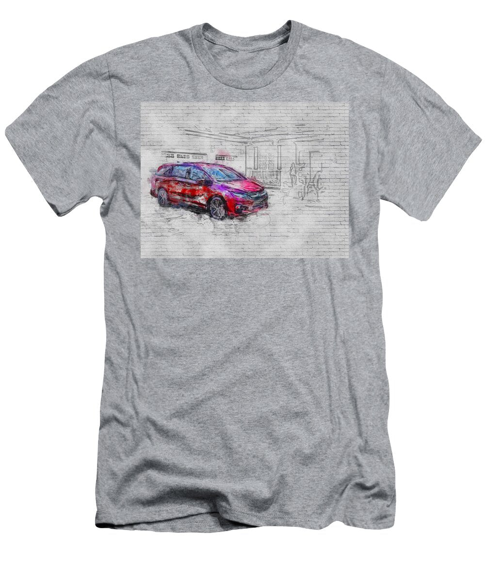 2020 Honda Odyssey Red Minivan New Japanese Cars Ashtyn Treutel T-Shirt