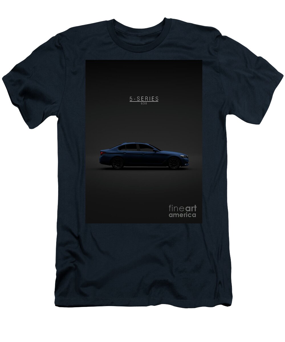 2021 BMW 5 Series G30 Blue Mihai Maxim T-Shirt