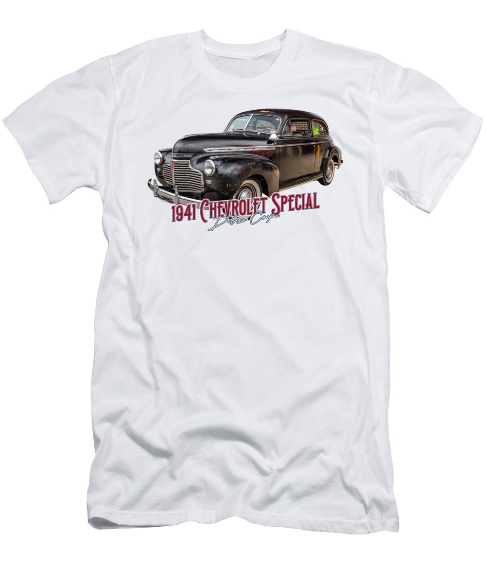 23 1941 Chevrolet Special Deluxe Coupe Gestalt Imagery T-Shirt