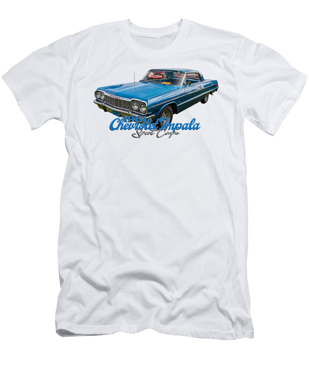23 1964 Chevrolet Impala Sport Coupe Gestalt Imagery T-Shirt