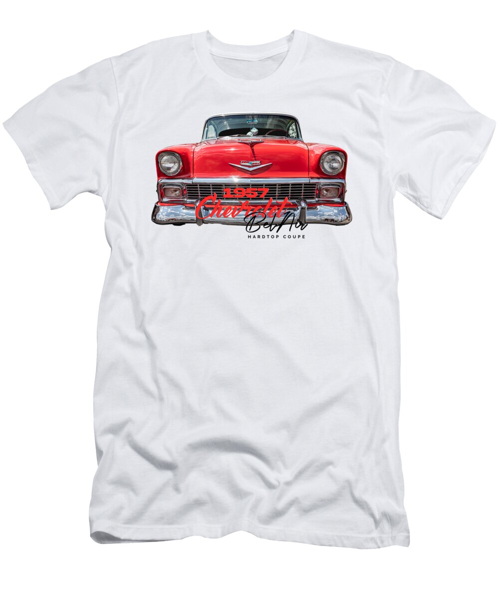 24 1956 Chevrolet Belair Hardtop Coupe Gestalt Imagery T-Shirt