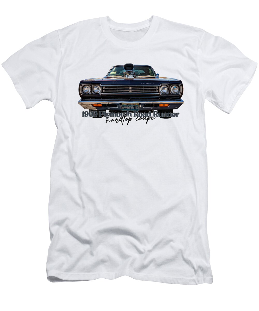 24 1969 Plymouth Road Runner Hardtop Coupe Gestalt Imagery T-Shirt