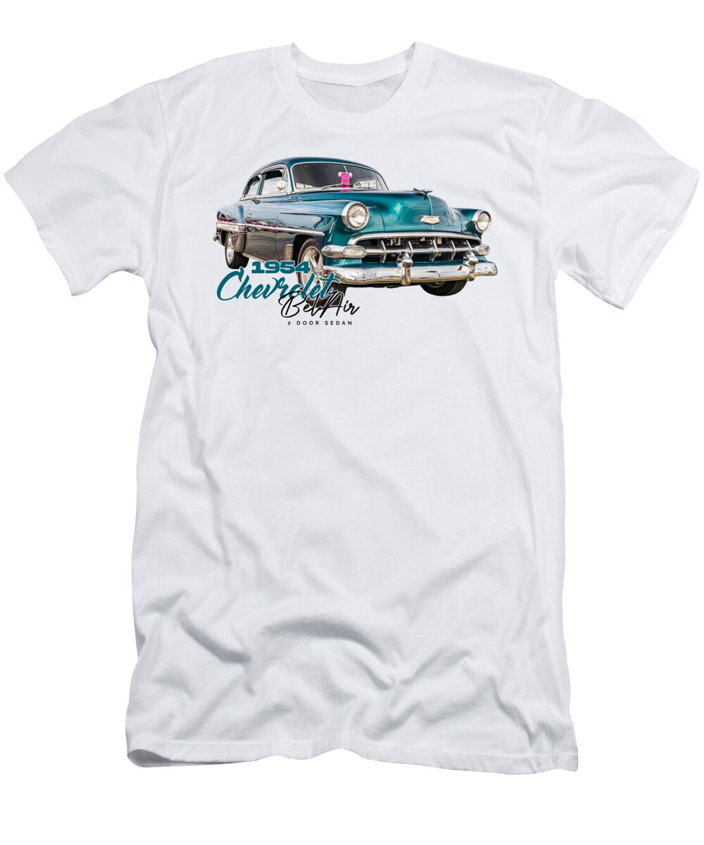 25 1954 Chevrolet Belair 2 Door Sedan Gestalt Imagery T-Shirt