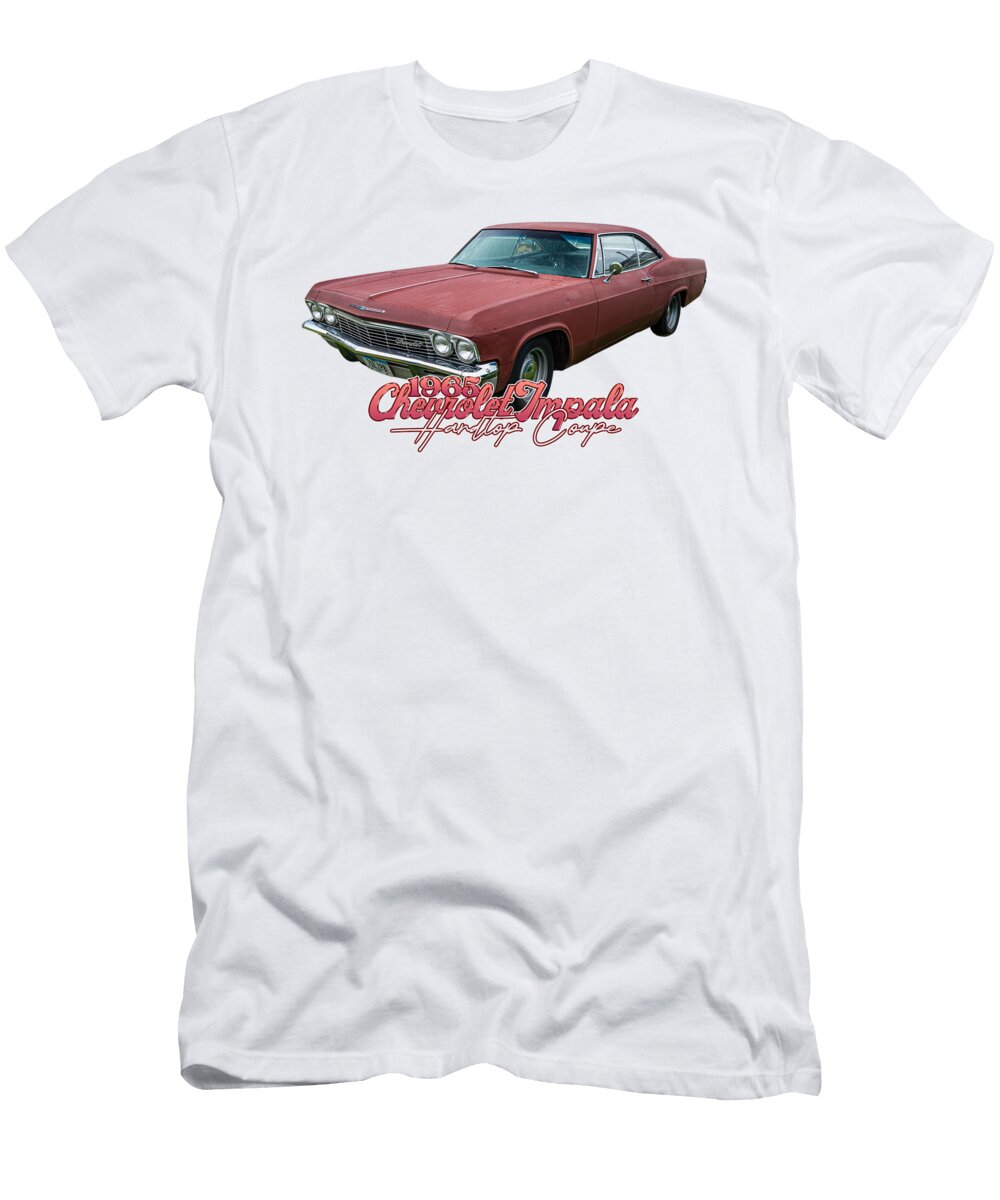 25 1965 Chevrolet Impala Hardtop Coupe Gestalt Imagery T-Shirt