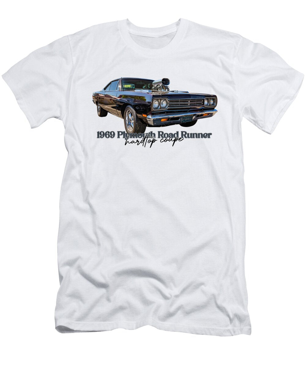 25 1969 Plymouth Road Runner Hardtop Coupe Gestalt Imagery T-Shirt