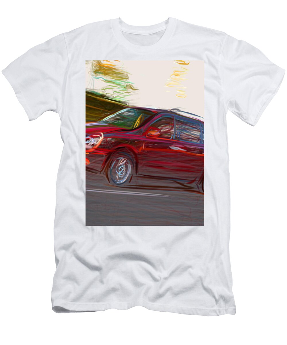 26 Kia Sedona Minivan Drawing Carstoon Concept T-Shirt